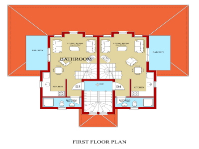 Photo 2 of Spacious 2 Bed Duplex Apartment with Pool (Last Remaining)