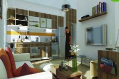 1,2 beds studio flats-Off Plan project