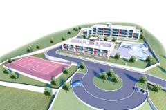 1-2 bed apartments with sea view, pool, jacuzzi and Tennis court.