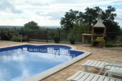 3 bedroom villa with heated swimming pool and sea and country views