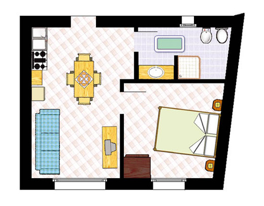 Photo 5 of 1 bedroom apartment, 300m from the beach.