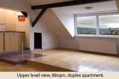City center duplex apartment with great view for sale by owner!