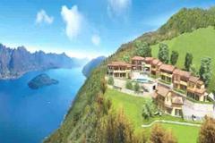 New development with Lake Views