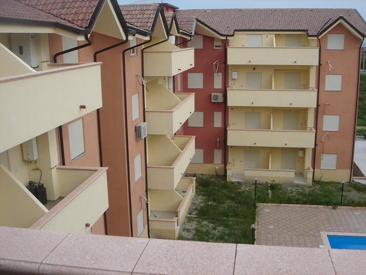 Key-ready apartments with pool. 750 meters from sandy beach.