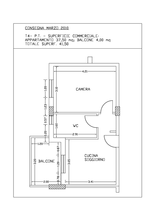 T4 (one bed, ground floor)