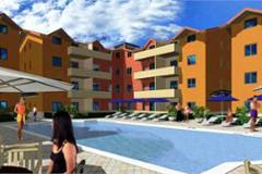 Key-ready apartments with pool. 750 meters from sandy beach. 