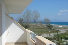 Apartments in a unique position just in front of sandy beach.