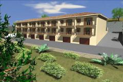 Very spacious townhouses with amazing Sea views and private garden and cantine.