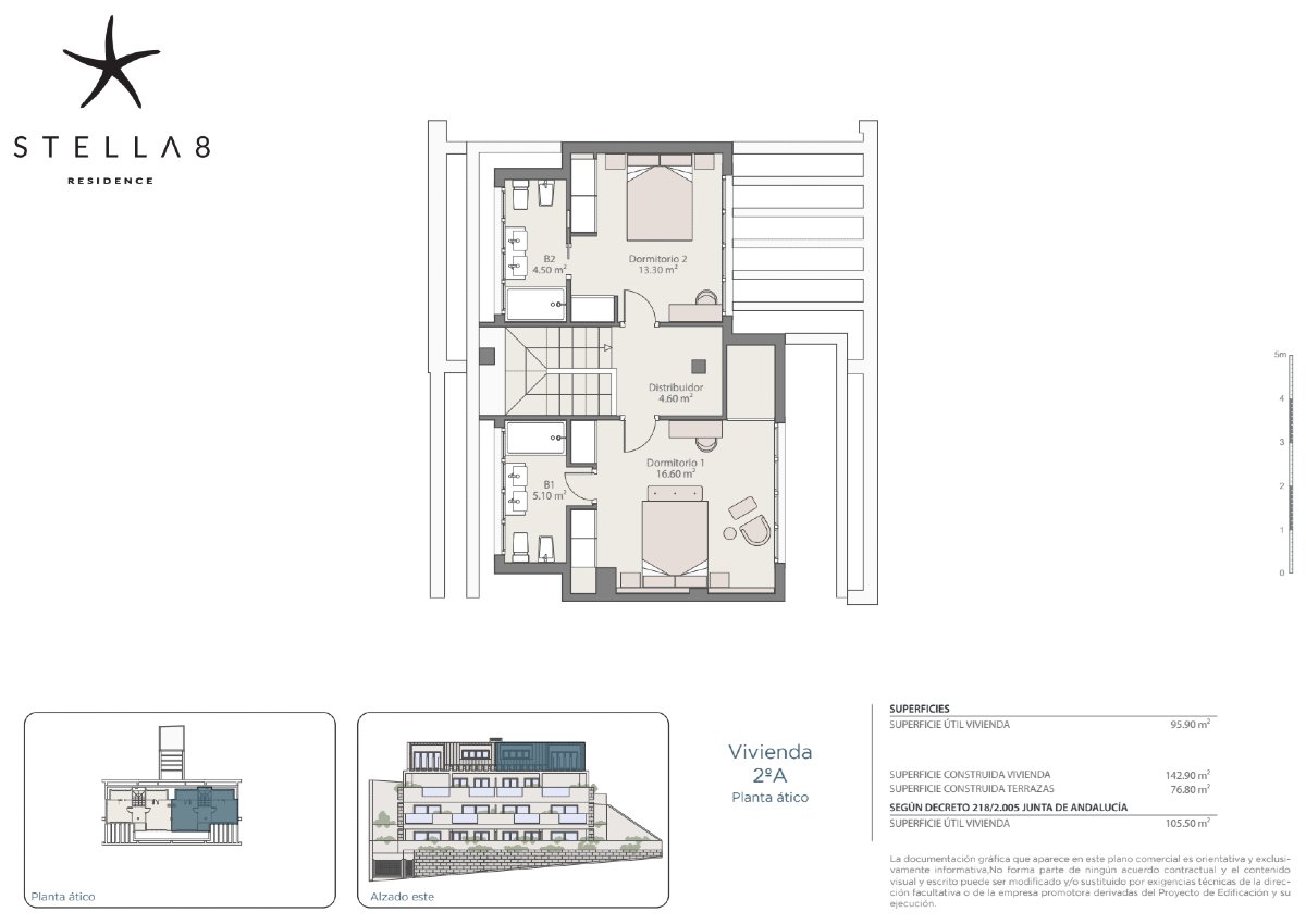 Photo 4 of Stella 8: three-bedroom duplex penthouse A with terrace, Benalmadena Costa