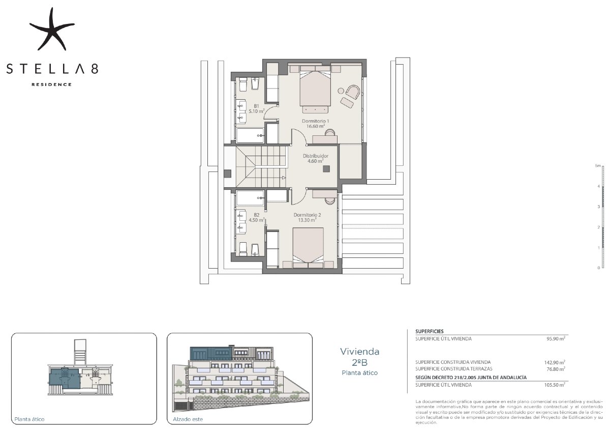 Photo 3 of Stella 8: three-bedroom duplex penthouse B with terrace, Benalmadena Costa