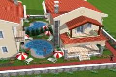 These villas 3 bedroomed are located 20 km away from fethiye