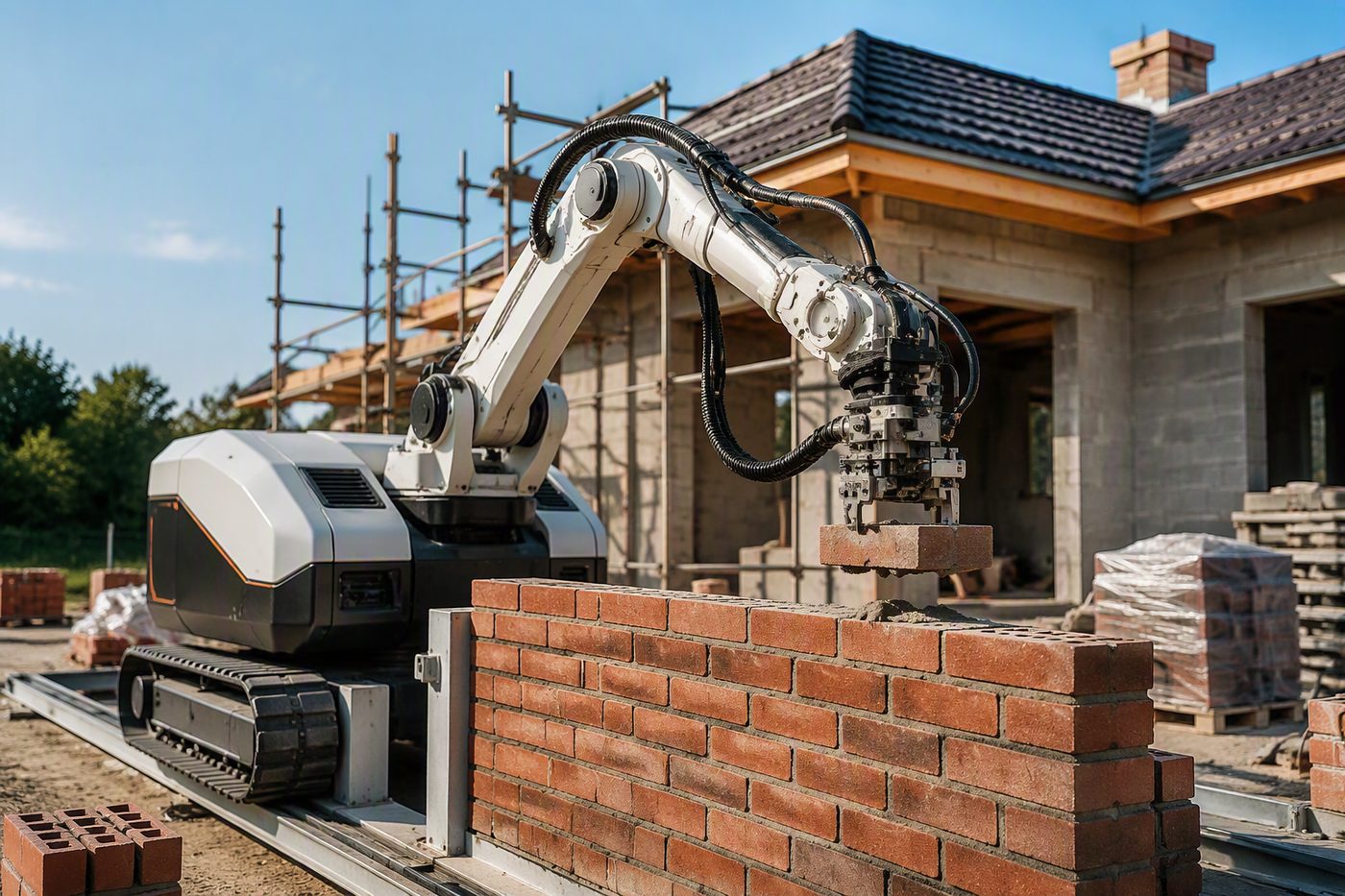 EXAMPLE - Bricklaying Construction Robot